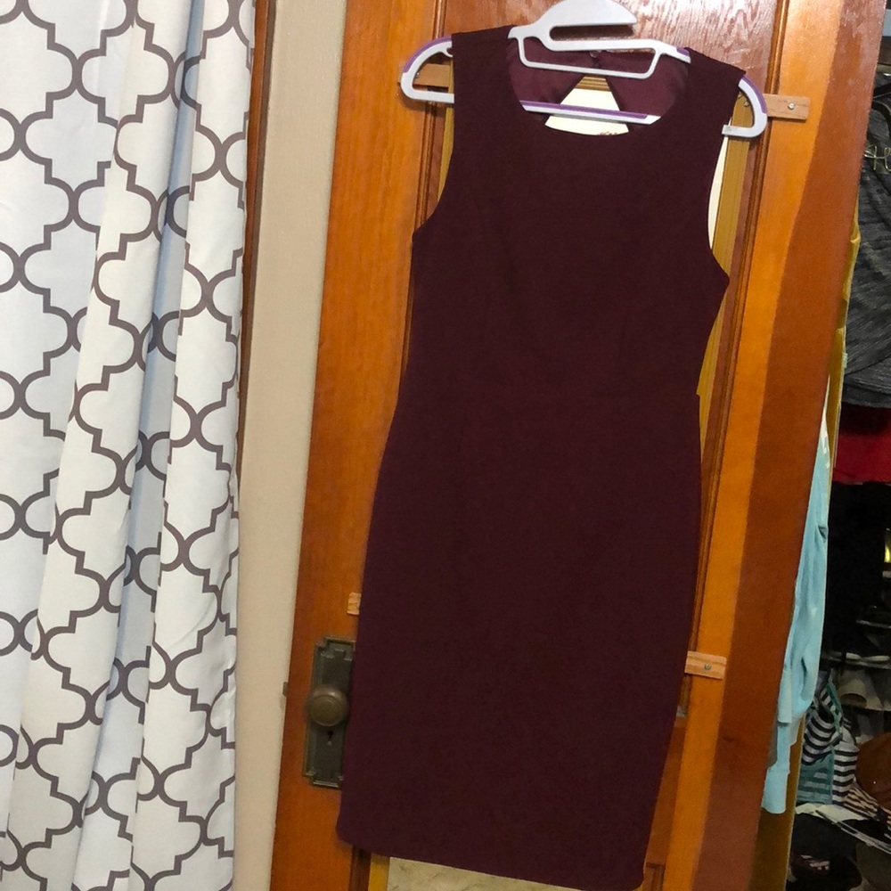Dress with open back